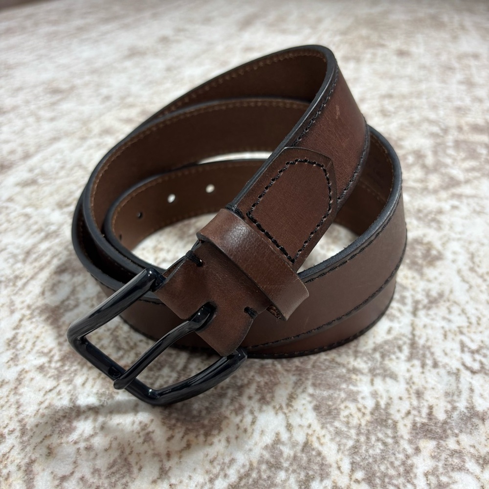 Brown Full‎ Grain Leather Belt Size 46/48